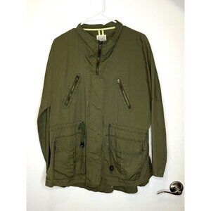 Billabong Olive Green Lightweight Utility Jacket Womens Medium